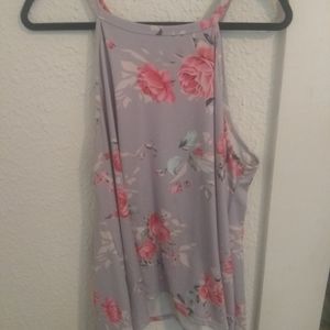 Floral tank top